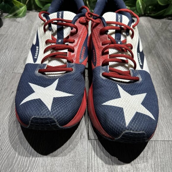 Brooks Trace 2 Texas Star Running Shoes Men\'s 11 USA Red White Blue 1103881D689 main image 7